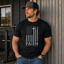 Load image into Gallery viewer, Faith Over Fear USA Short Sleeve Shirt
