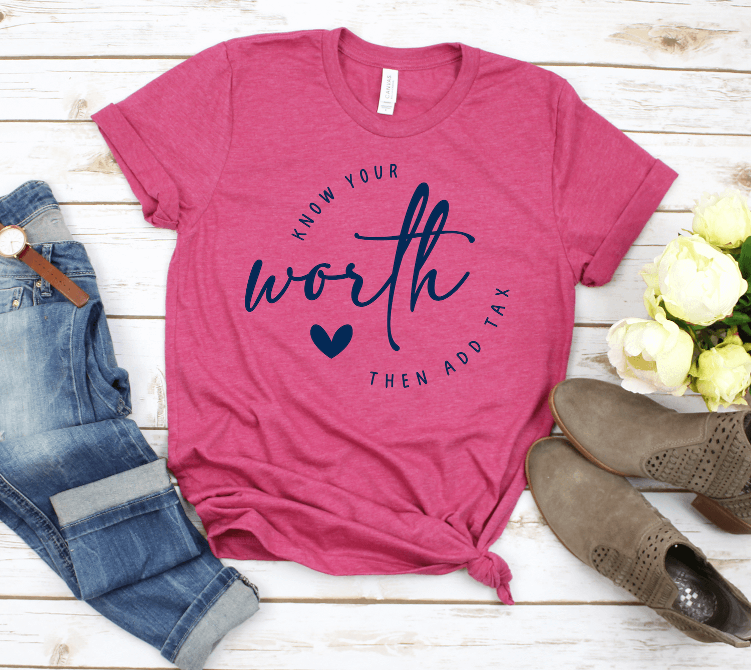 Know Your Worth Short Sleeve Shirt Hope Doves Know Your Worth Short Sleeve Shirt Hope Doves