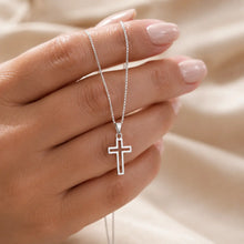 Load image into Gallery viewer, Silver Cross Necklace
