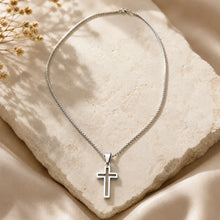 Load image into Gallery viewer, Silver Cross Necklace
