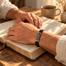 Load image into Gallery viewer, Leather Cross Bracelet

