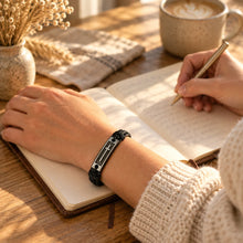 Load image into Gallery viewer, Leather Cross Bracelet
