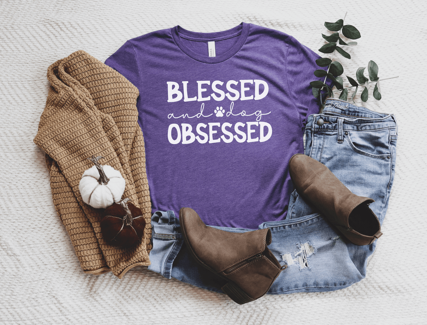 Blessed and Dog Obsesse Short Sleeve Shirt