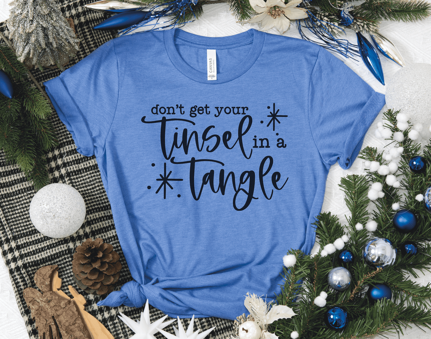 Don't Get Your Tinsel in a Tangle Short Sleeve Shirt