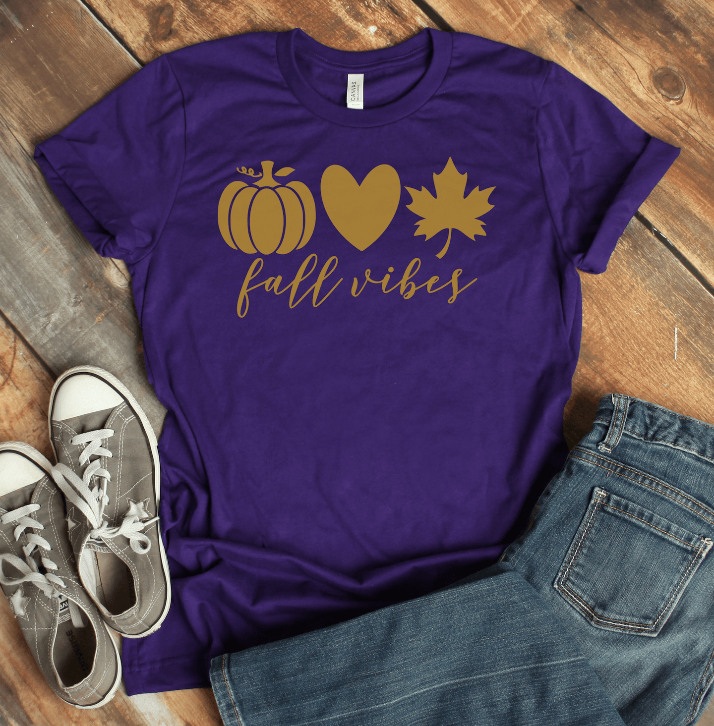 Fall Vibes Short Sleeve Shirt