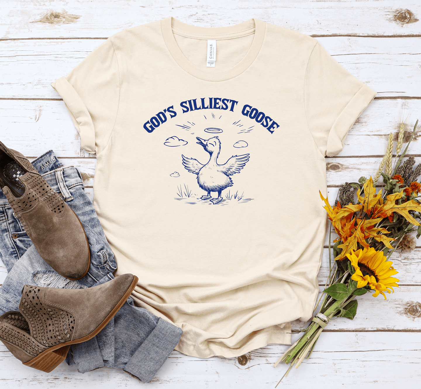 God's Silliest Goose Short Sleeve Shirt