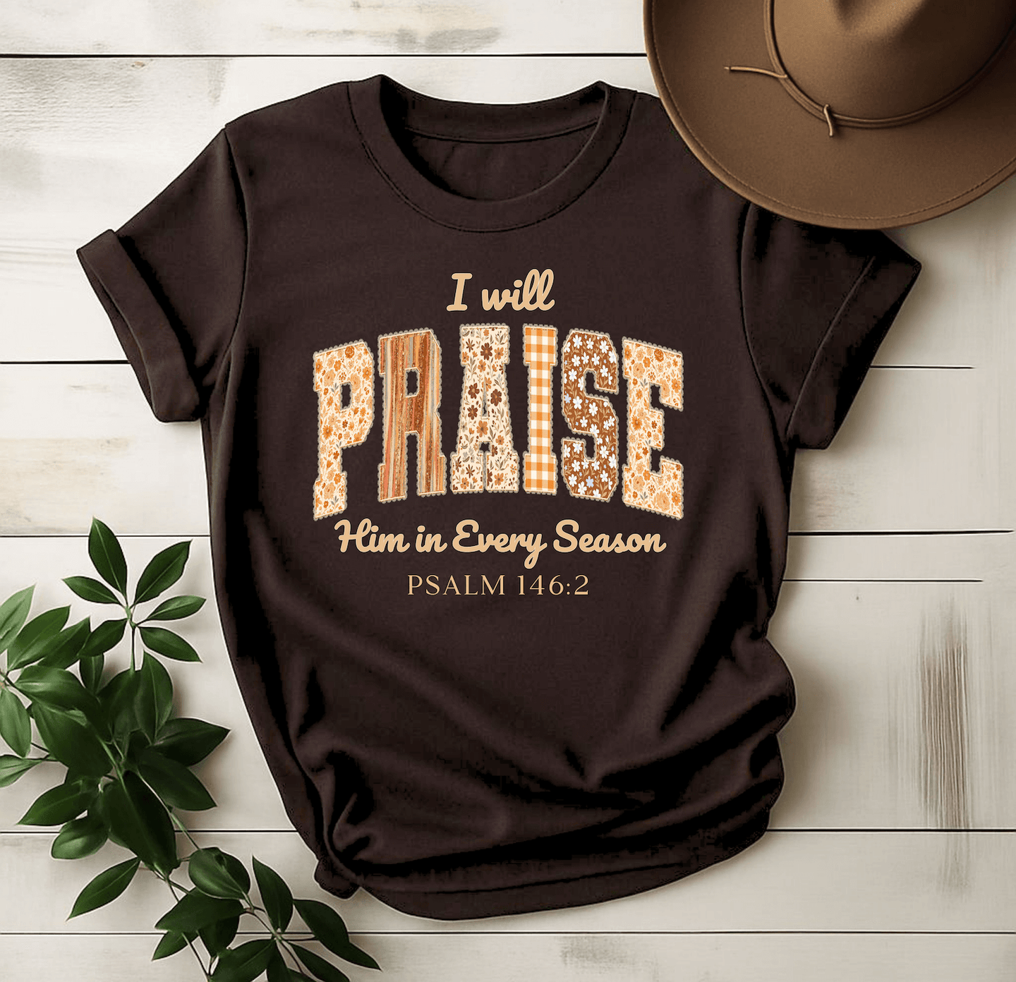 I Will Praise Him In Every Season Short Sleeve Shirt