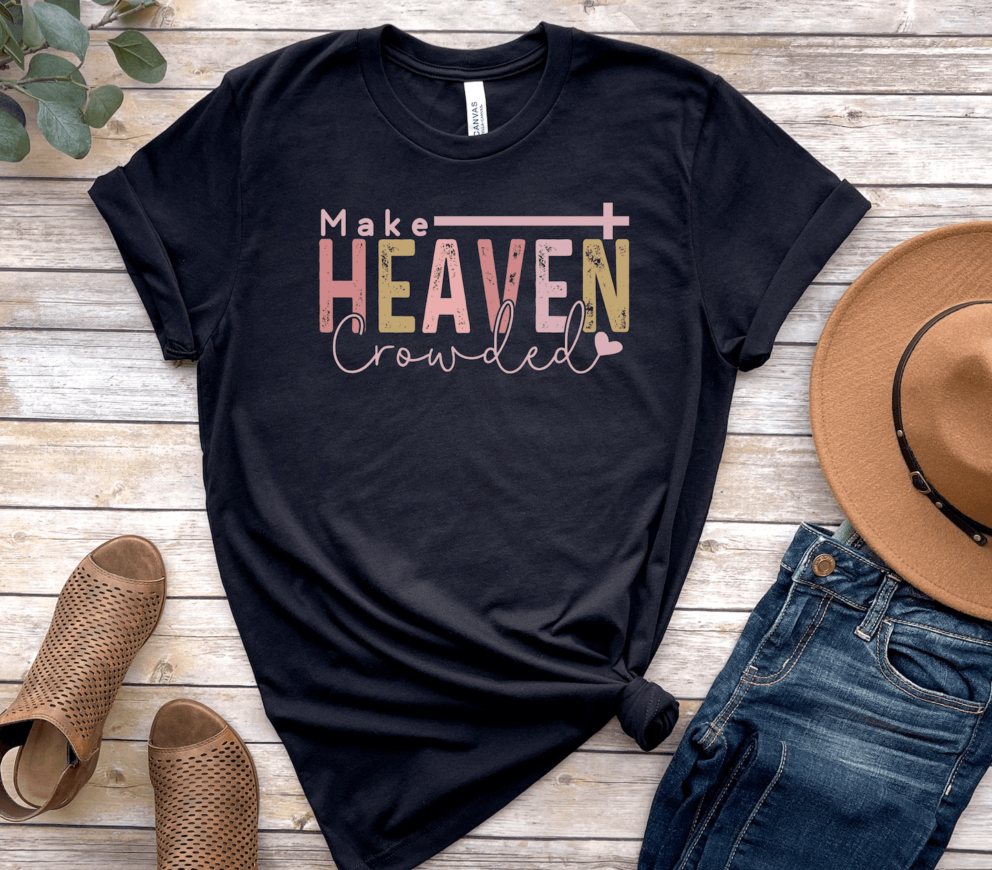 Make Heaven Crowded Short Sleeve Shirt