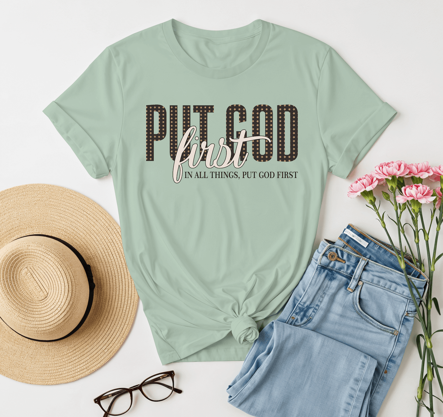 Put God First Short Sleeve Shirt