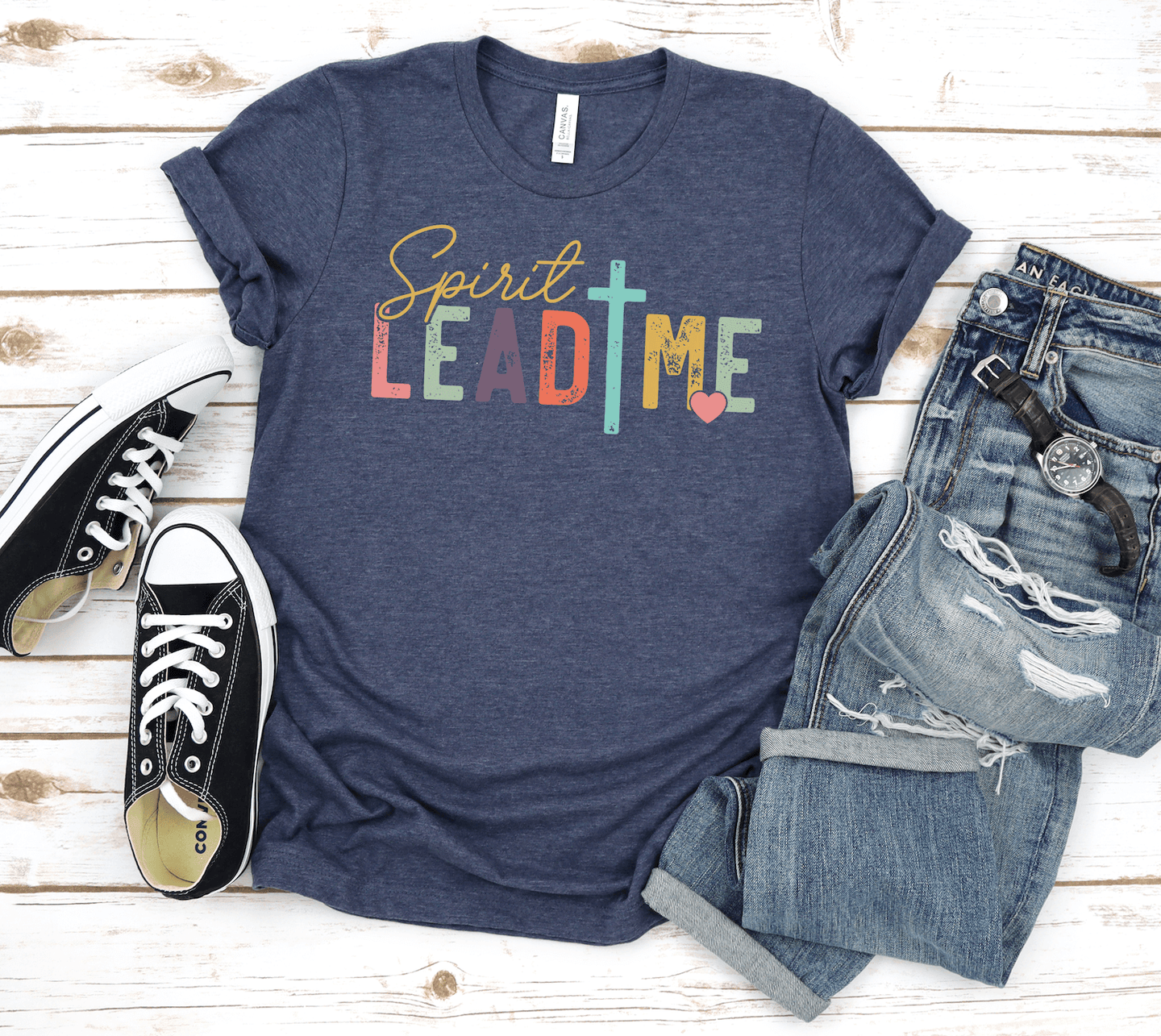 Spirit Lead Me Colorful Short Sleeve Shirt
