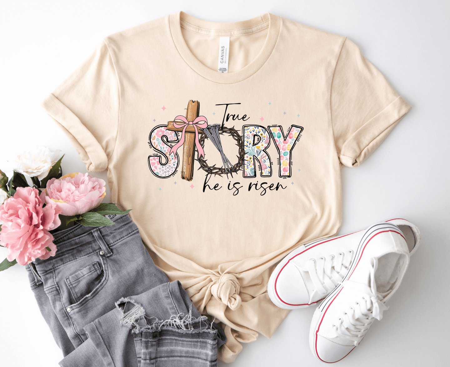 True Story Colorful Short Sleeve Shirt