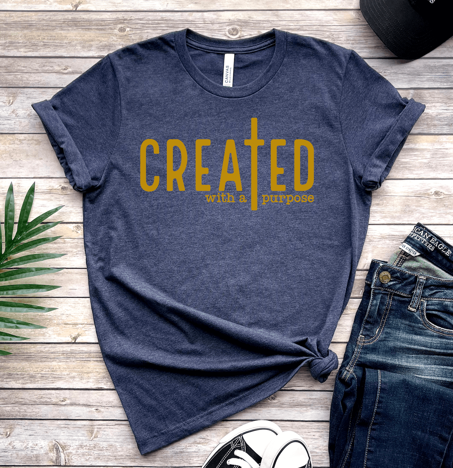 Created With a Purpose Short Sleeve Shirt