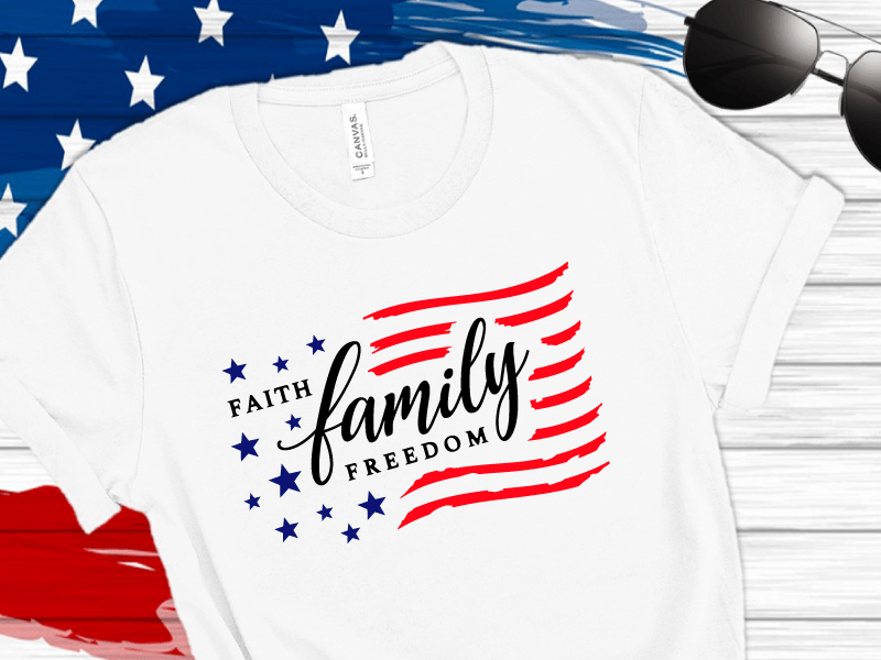 Faith Family Freedom Short Sleeve Shirt