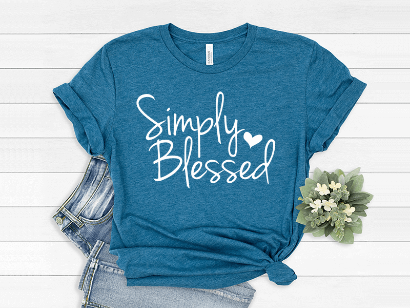 Simply Blessed Short Sleeve Shirt